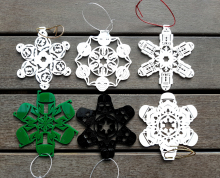 Star wars inspired snowflakes