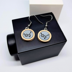 Serotonin small drop earrings