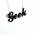 Black geek necklace